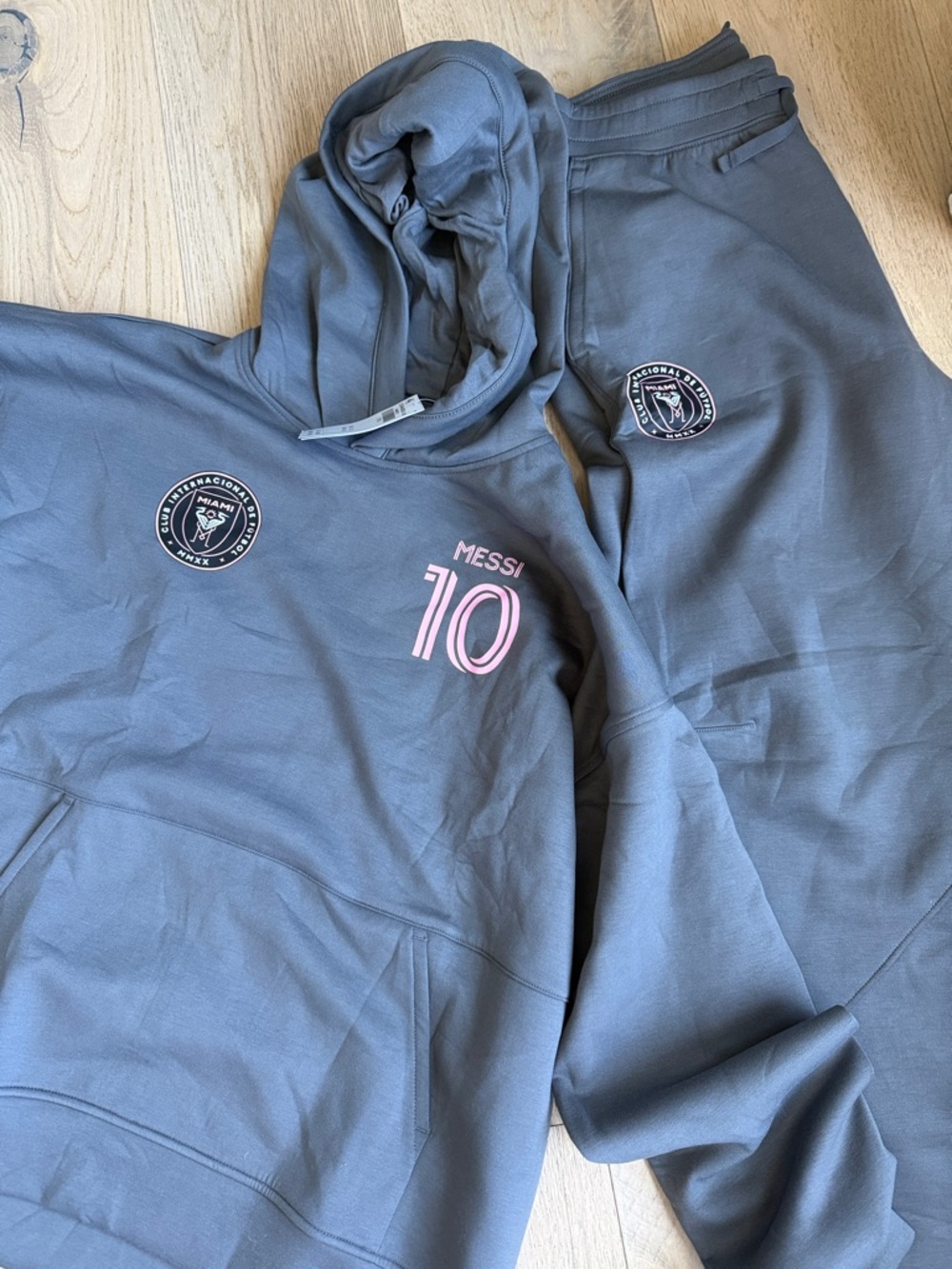 Inter Miami Abercrombie kids Messi sweat pants set brand new